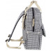 Mochila I love vichy negro de Walking Mum